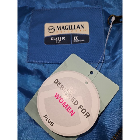 NWT Women's Magellan blue 1x vest - Picture 3 of 3